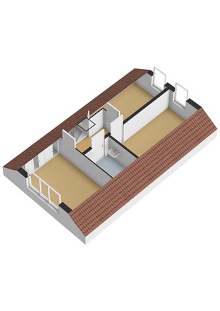 Floorplan - Van den Berghlaan 351, 2132 AK Hoofddorp